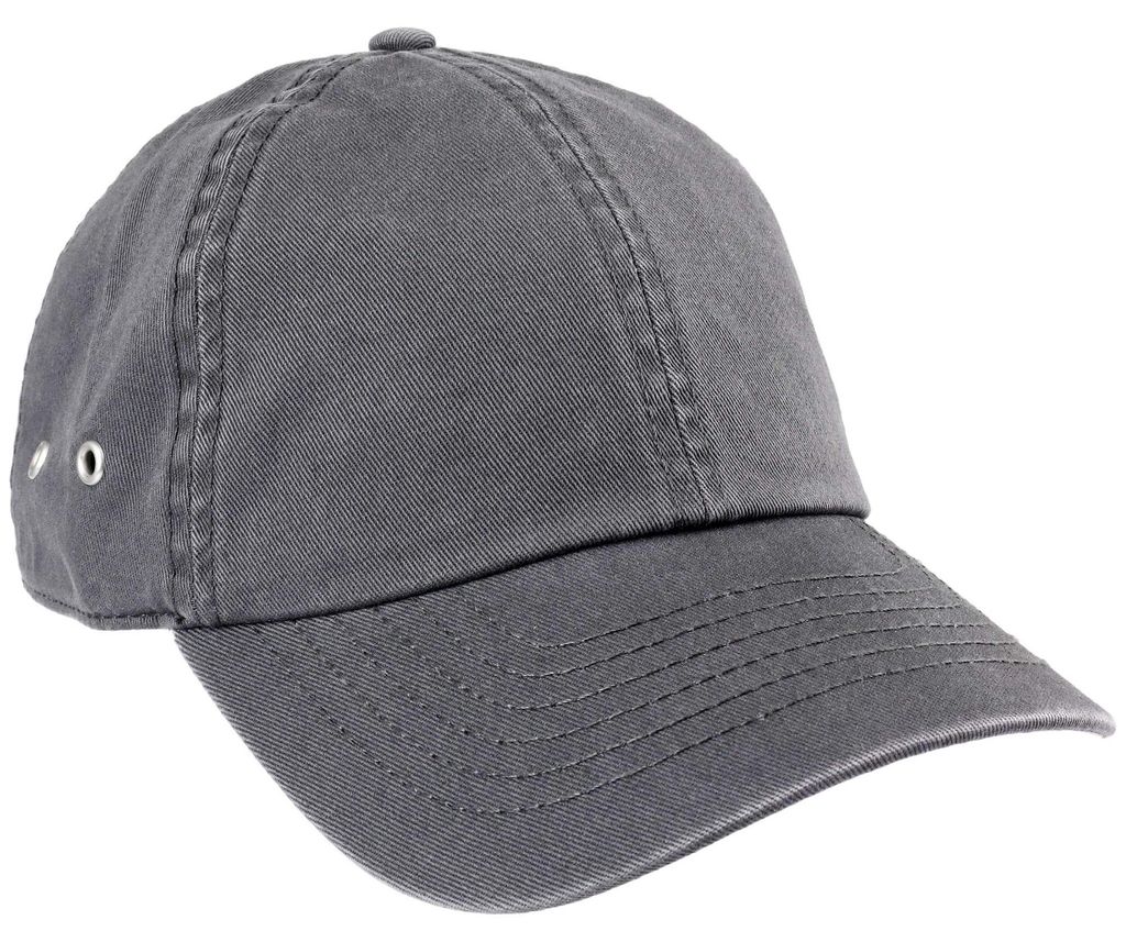 Atlantis Basecap 6-Panel Kappe Action grau-dunkelgrau Produktbild 