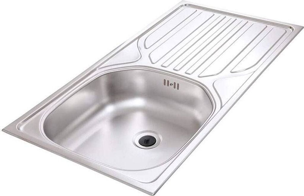 Edelstahl Einbauspüle Spülbecken Küchenspüle Spüle 86 x Produktbild 
