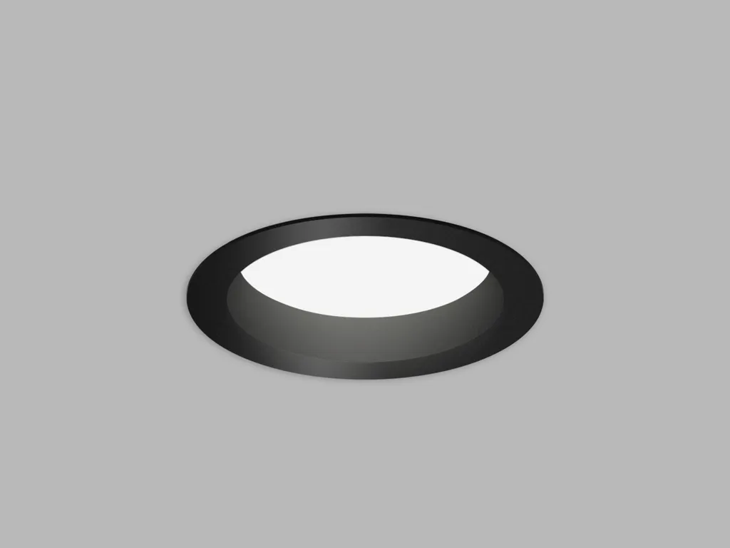 Spot LED Encastrable Anti-Éblouissement Noir TRIAC DIM KAPA 14 B