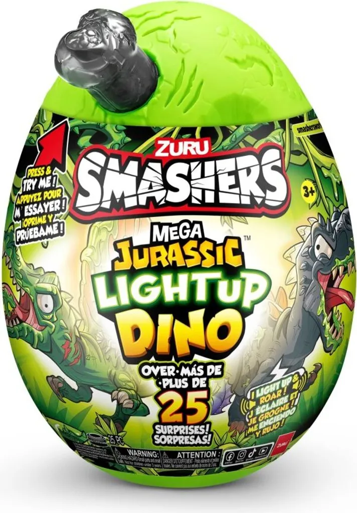 Dinosaure Lumineux Smashers avec 25 Surprises et Effets Sonores 5764108