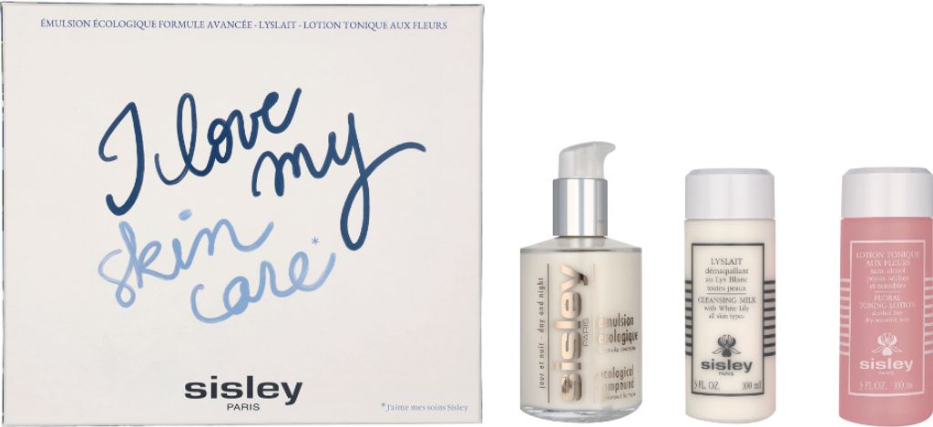 Sisley I Love My Skin Care Set Ecological Compound 125ml/Lyslait Cleansing Milk 100ml/Floral Toning Lotion 100ml 325 ml