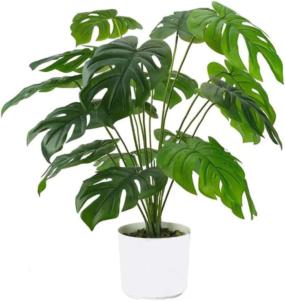 Plante artificielle tropicale style Palmier 55 cm déco salon et balcon