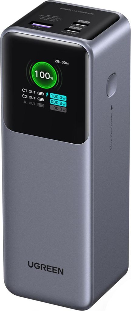 UGREEN PB722 Powerbank 25.000 mAh 200 W mit digitaler Produktbild 