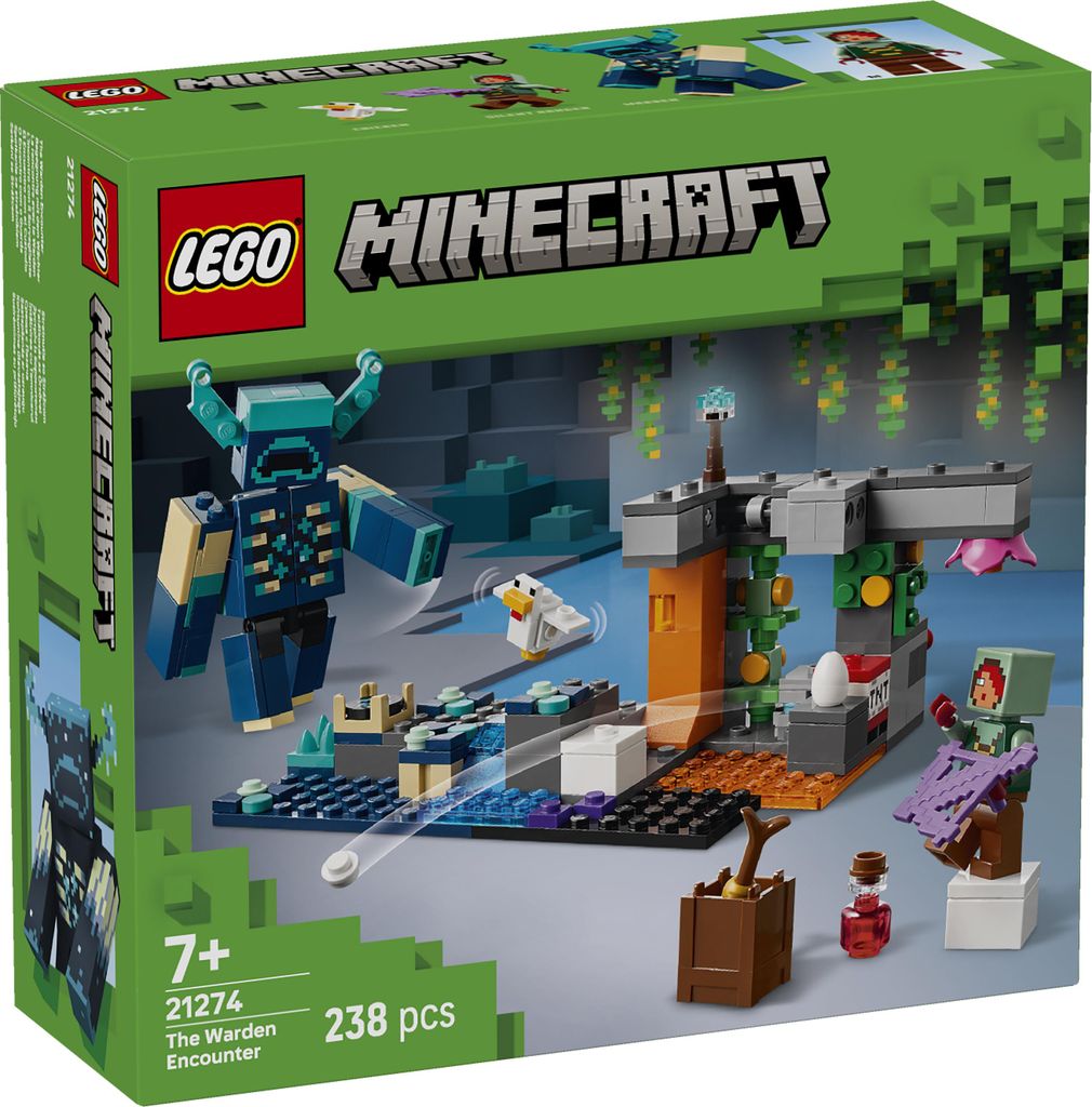 LEGO Minecraft Spotkanie ze strażnikiem, Zestaw do Zdjęcie produktu 