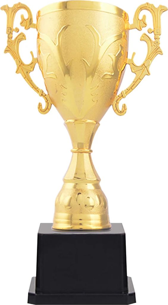 Siegestrophäen-Ornament mit Doppelgriffen und Sockel, Symbol für Ehre und Erfolg, Schule, Kindergarten, Sport, akademische Leistungen, Gewinnerpr...