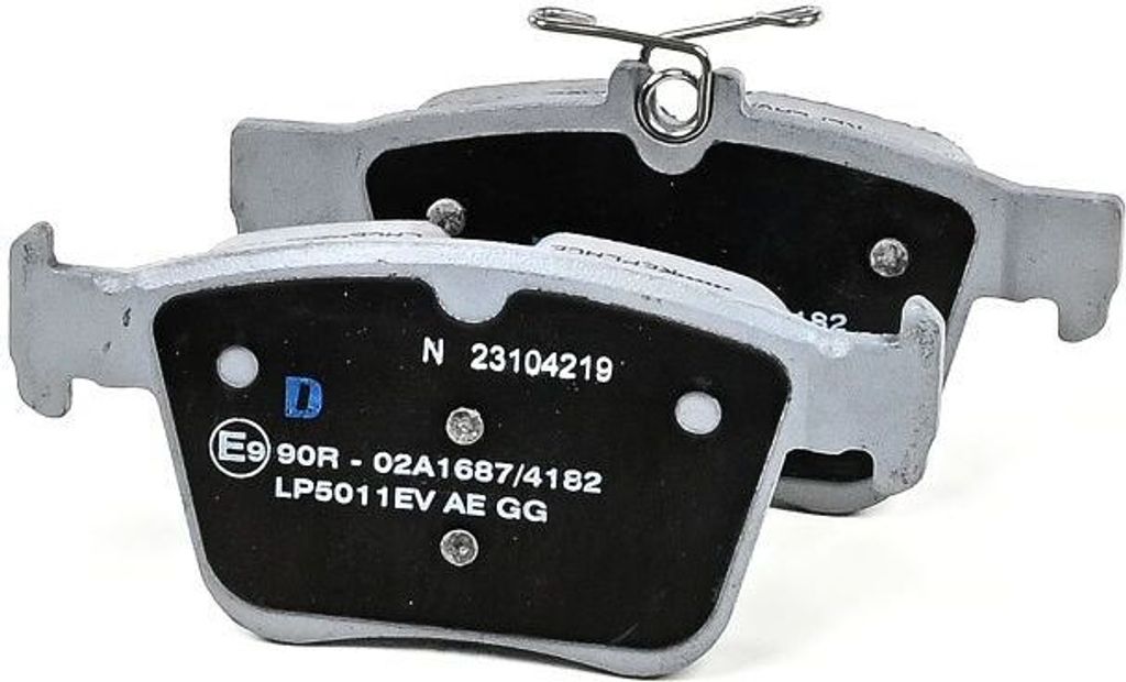 DELPHI Bremsbeläge Satz Hinten Bremsklötze für VW Golf VII Schrägheck (5G1, BQ1, BE1, BE2) LP5011EV