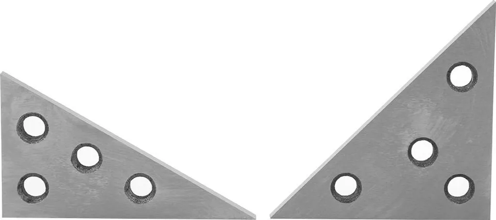 Jeu de 2 équerres de précision 30-60-90 et 45-45-90 pour constructeur