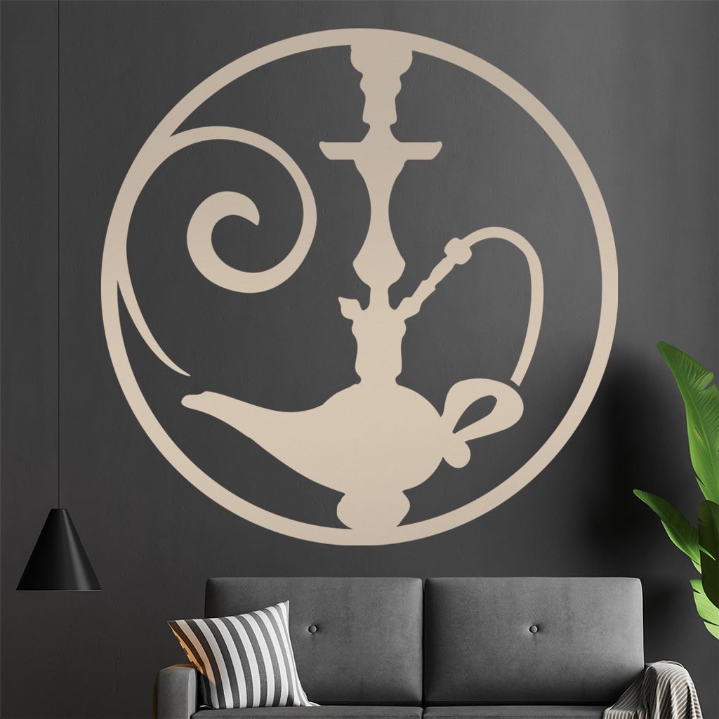 Wunderlampe Wandtattoo in 6 Größen - Wandaufkleber Wall Sticker - Dekoration, Küche, Wohnzimmer, Schlafzimmer, Badezimmer