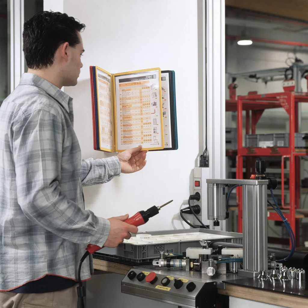 Leggio Durable Vario Wall 10 (556700) per Sicurezza sul Lavoro A4 - 3