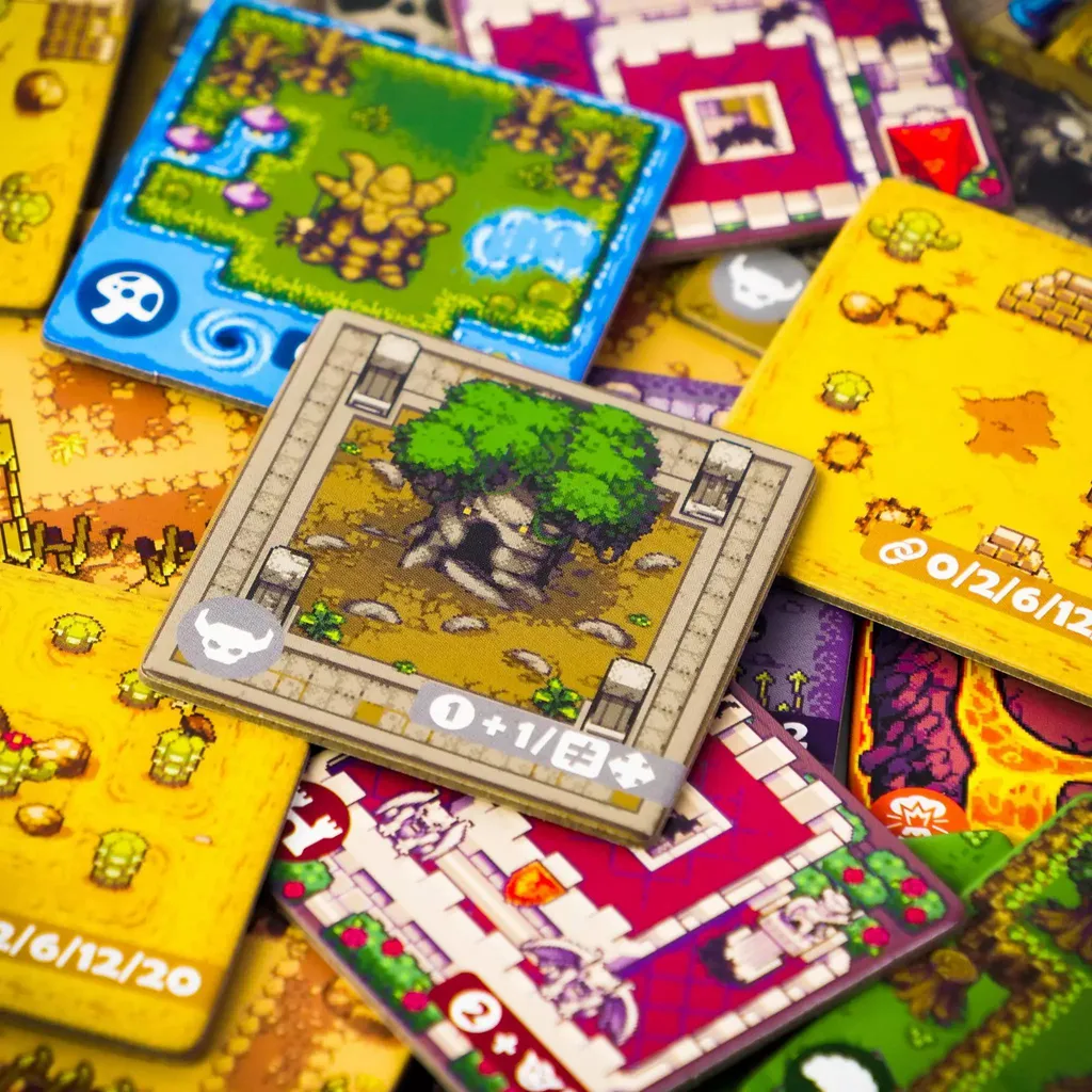 Jeu de Plateau Stratégique Overboss Muduko - Placement de Tuiles Rétro - 9