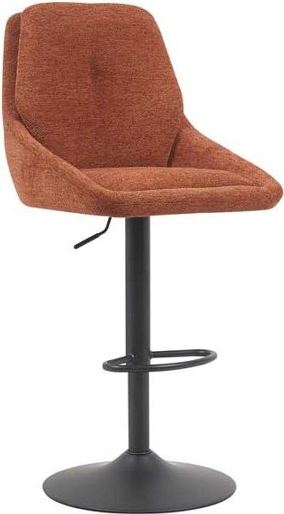 Barhocker Sabine - 50x60x100-121cm - verstellbar - drehbar - terracotta