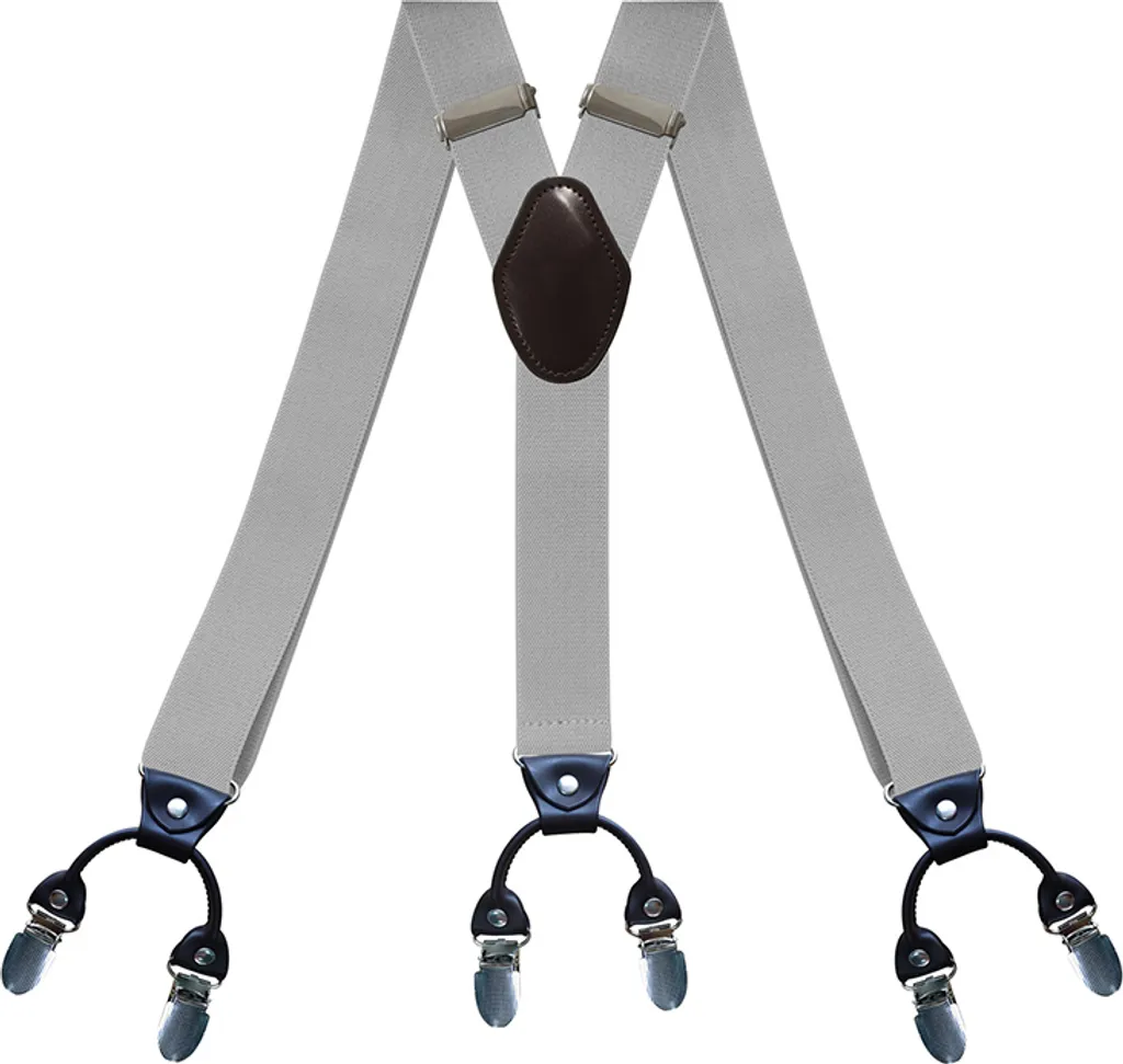 Bretella INF Grigio Chiaro 6 Clip - Precisione Tecnica e Comfort