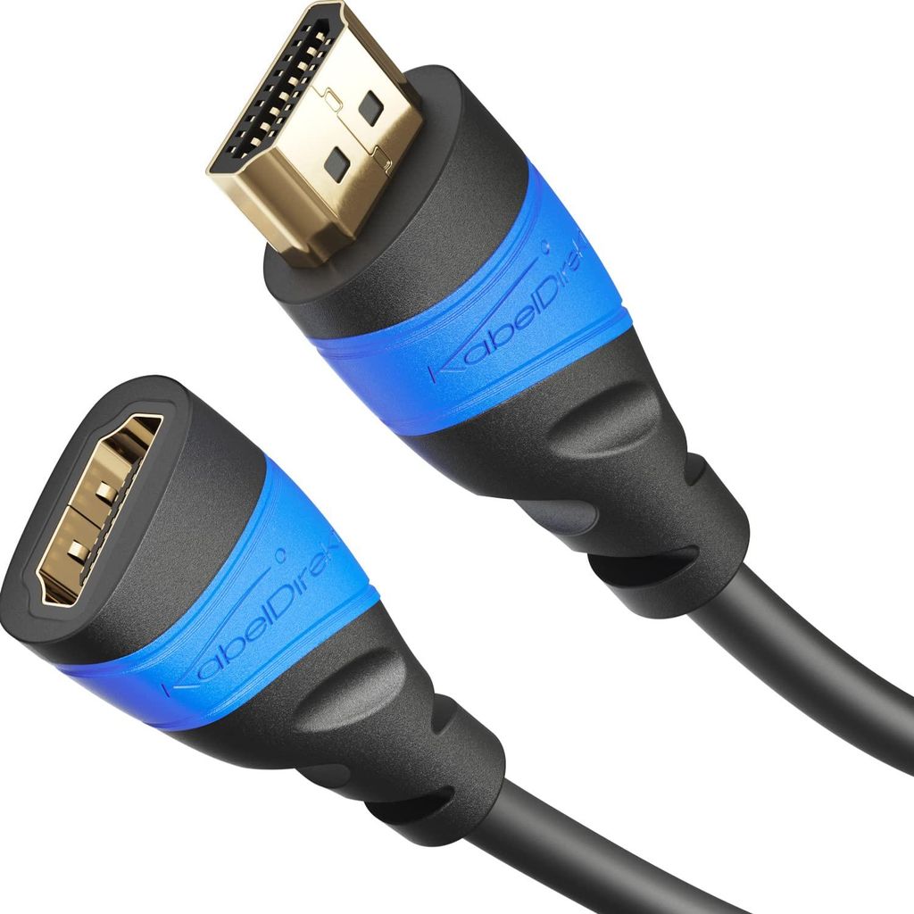 KabelDirekt – 4K HDMI Verlängerung,7,5m,High Speed HDMI mit Produktbild 