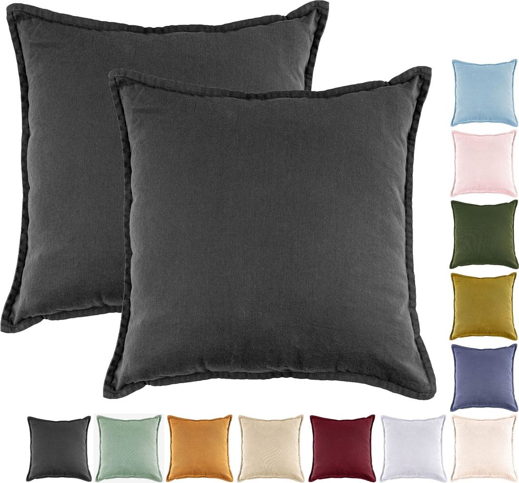 JACK by Mistral 2er Set 45x45cm Kissenhülle Kissenbezug Produktbild 