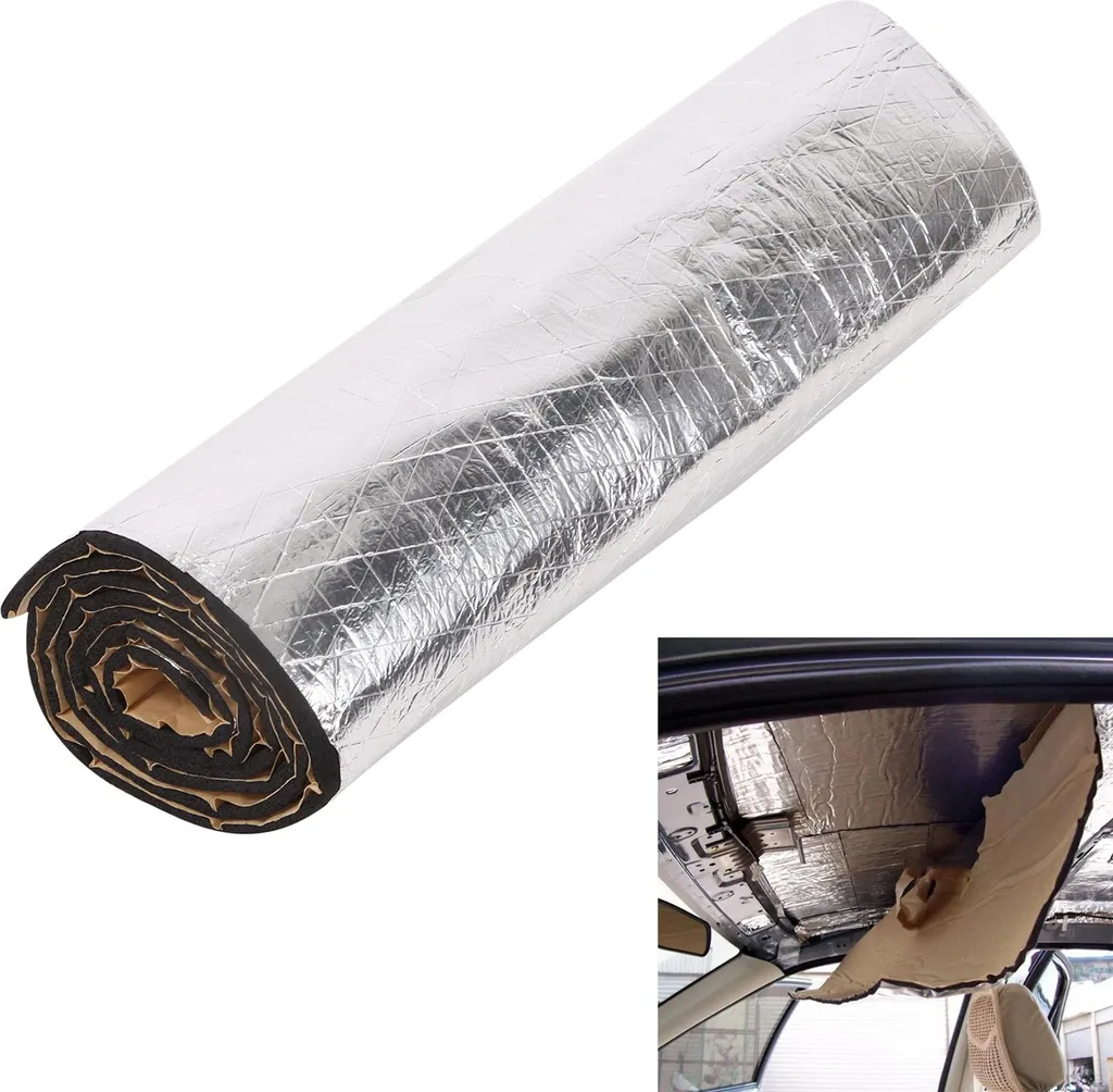 Isolation acoustique voiture 1,6x6,6 pieds pour van, coffre et moteur