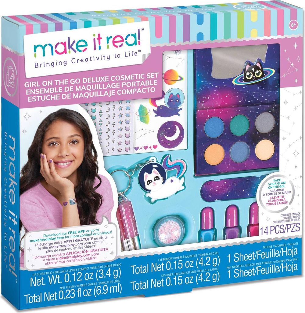 Make-up-Set für unterwegs, reisefreundliche Essentials