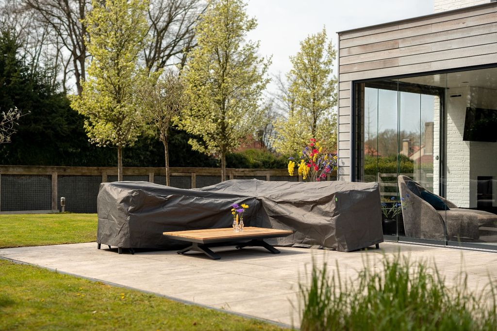 Winza Outdoor Covers - Gartenmöbelzubehör - Gartenmöbel-Schutzhüllen - Premium Abdeckung/Schutzhülle Loungeset - L Form - 300x90x70 cm