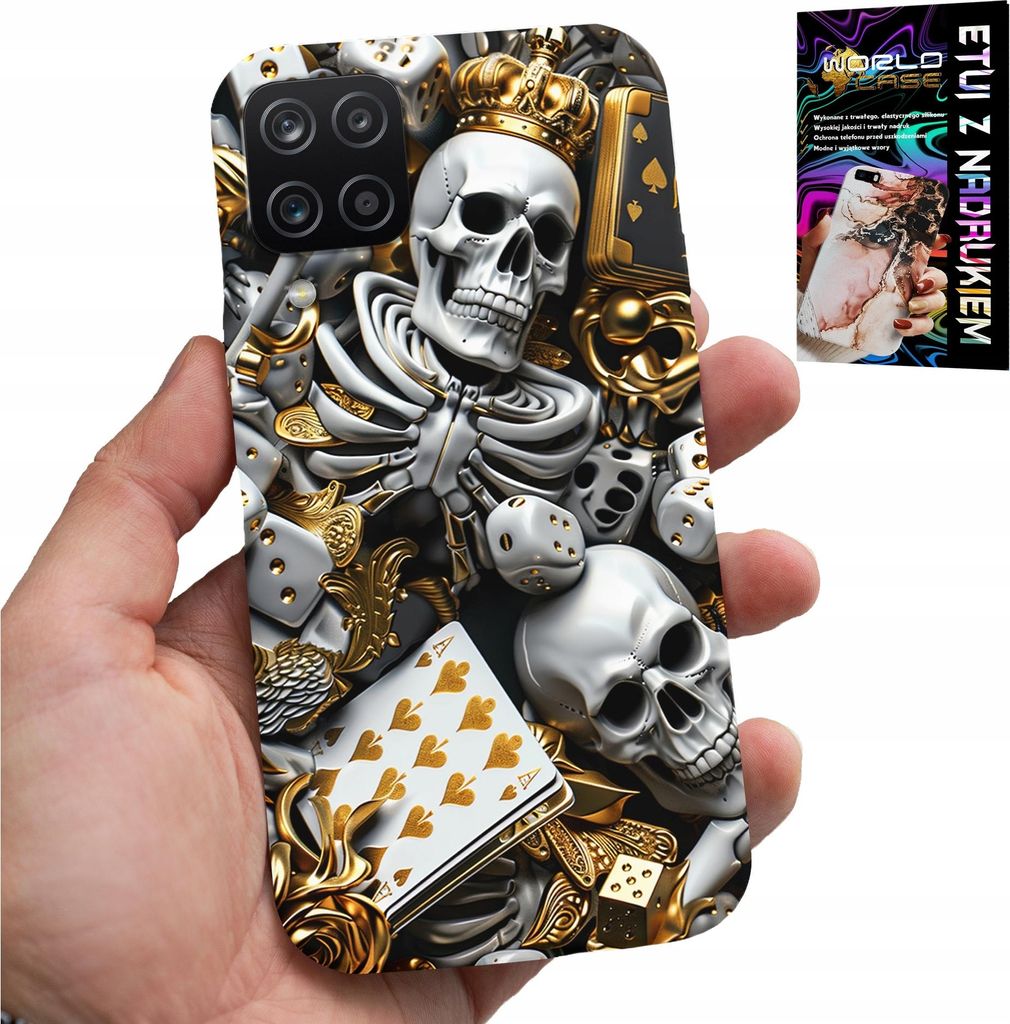 Fall Für Samsung Galaxy A22 5G - König Der Poker Würfel Ass Designs Für Männer