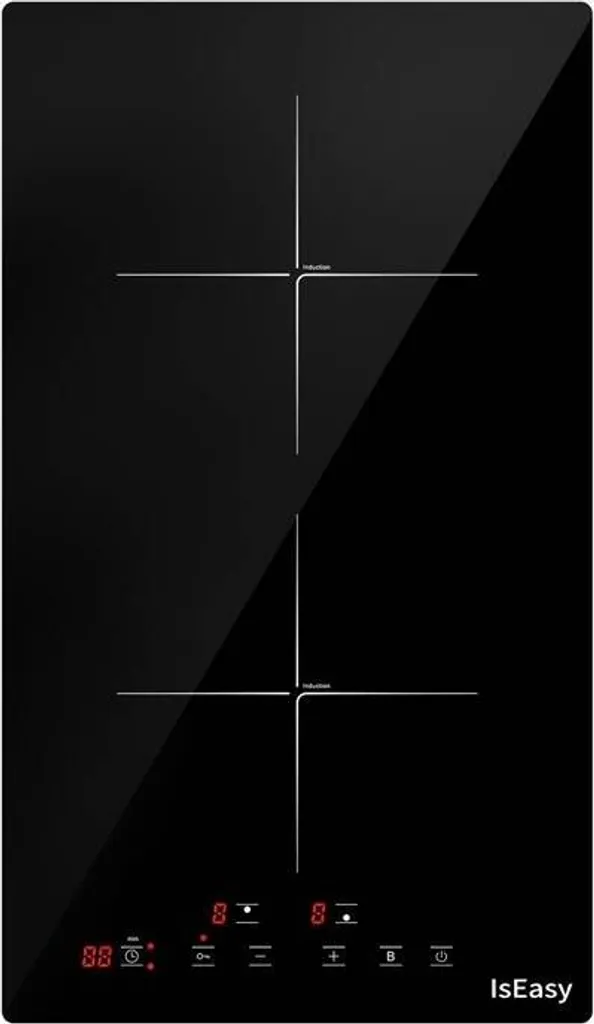 Cuisinière induction double zone IsEasy LI2V-22 tactile 3500W noir
