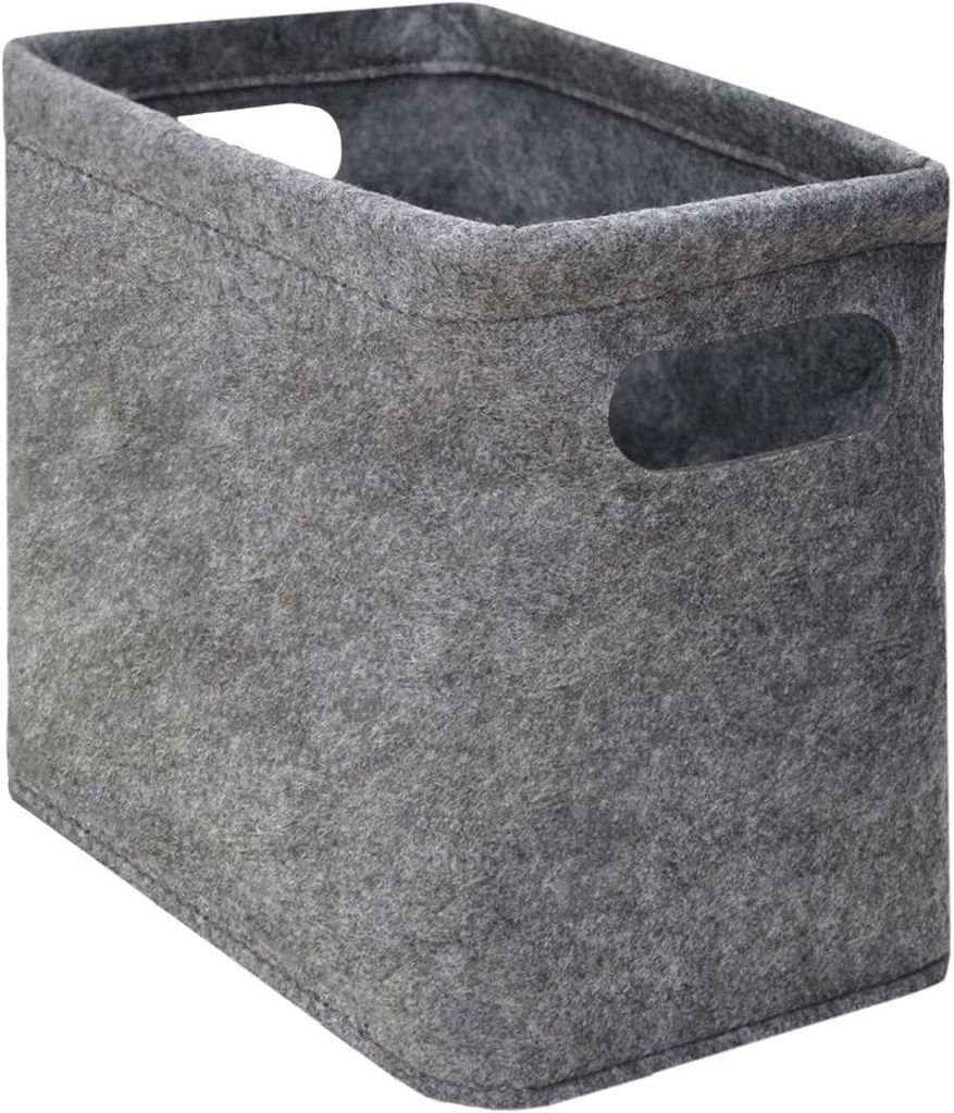 Rangement du Papier Toilette – Boîte en Feutre pour 4 Rouleaux – Panier de Bain – Grau