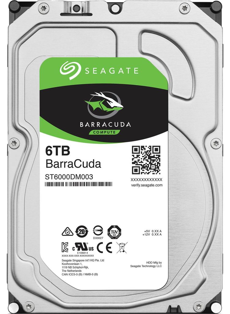 Seagate Barracuda ST6000DM003 - Festplatte - 6 TB - interné Obrázok produktu 