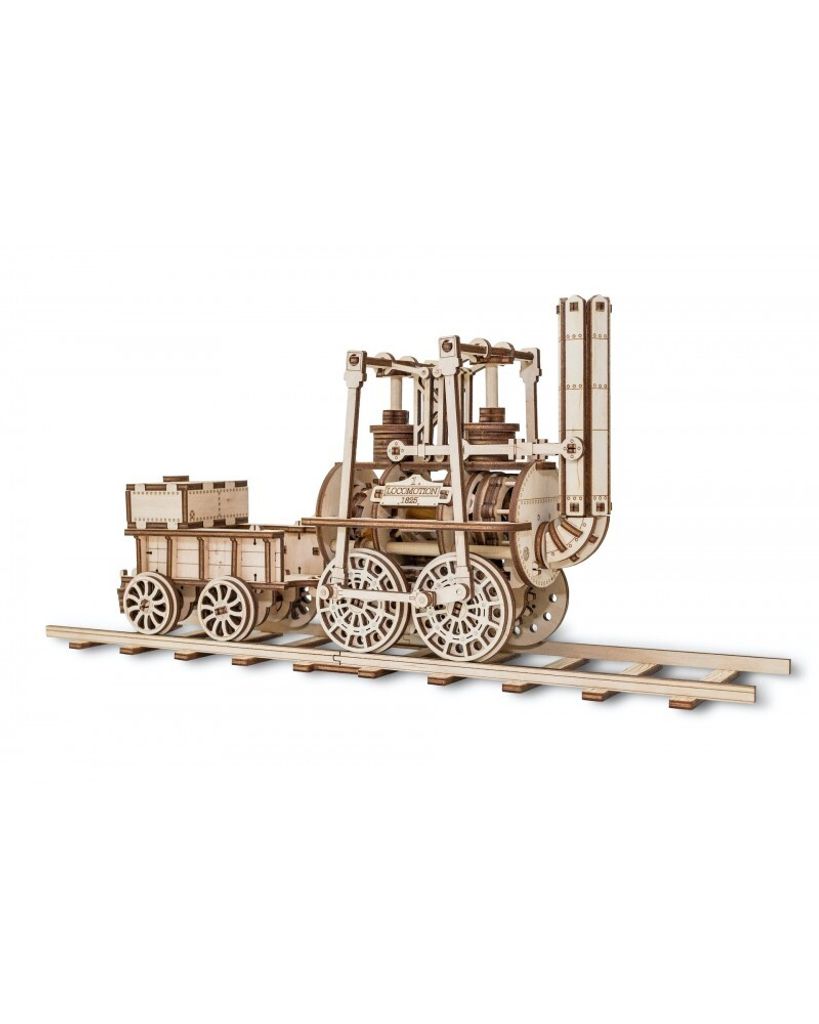 3D drevený model - Lokomotíva 40 cm Obrázok produktu 3