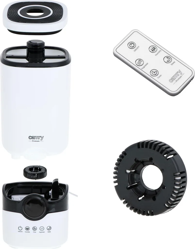 Air sec ? Humidificateur Camry 4,2L Silencieux 25W LED 8h - 5