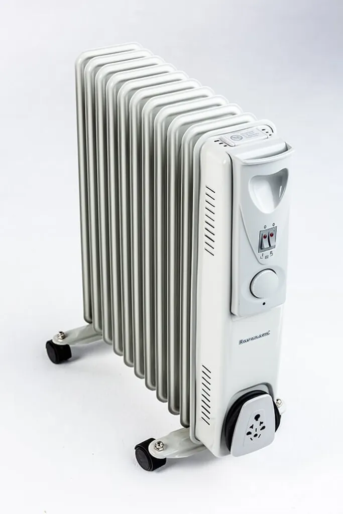 Chauffage électrique mobile à bain d'huile 2500W haute performance