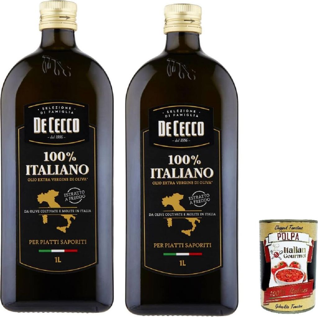 De Cecco Olivenöl Extra Vergine 100% Italiano – kalt Produktbild 