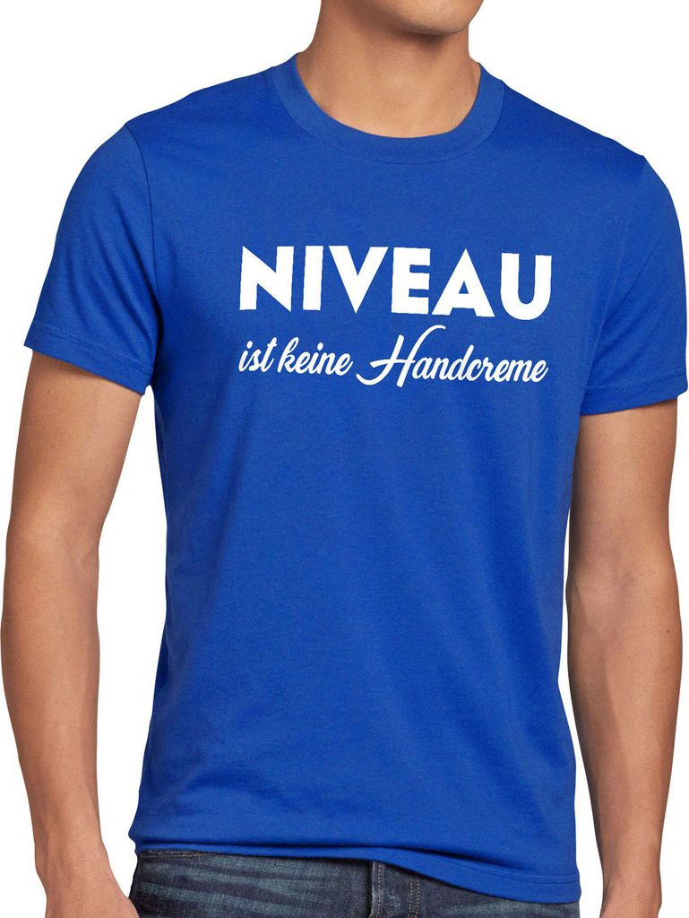 style3 Niveau ist keine Handcreme Herren T-Shirt Creme Funshirt Spruch
