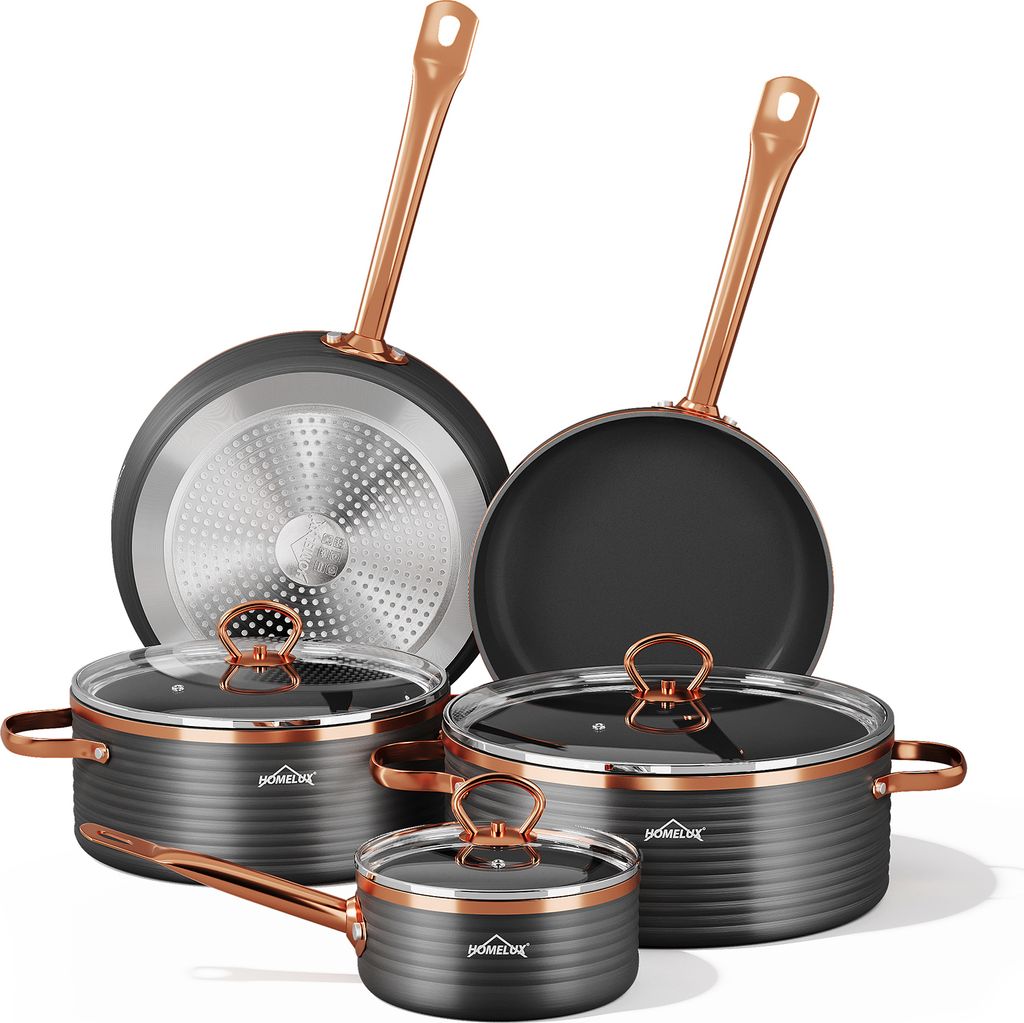 Topfsets 8-tlg Kochtopf Set Induktions mit Produktbild 