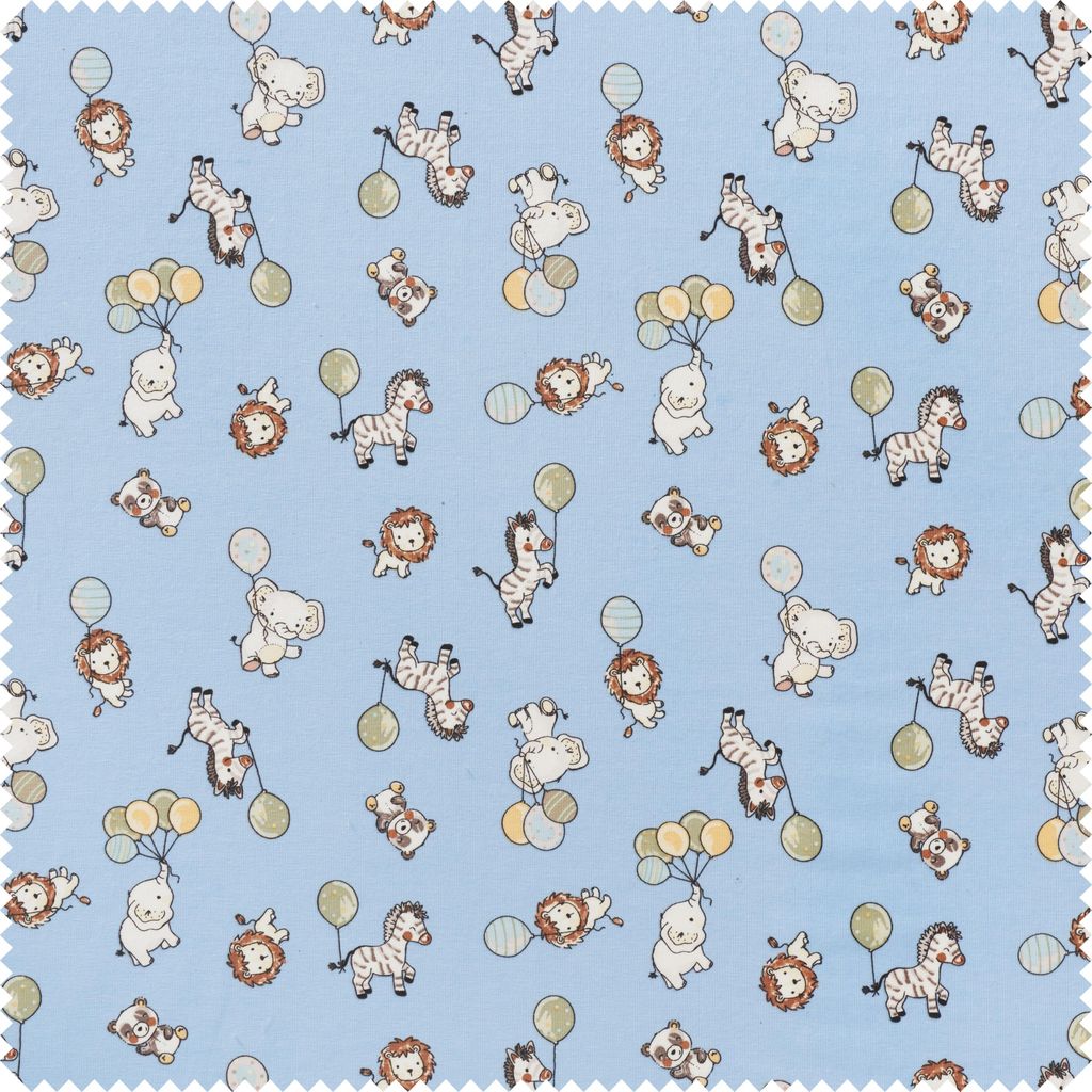 Jersey-Stoff "Party-Tiere", 145 cm breit, Meterware