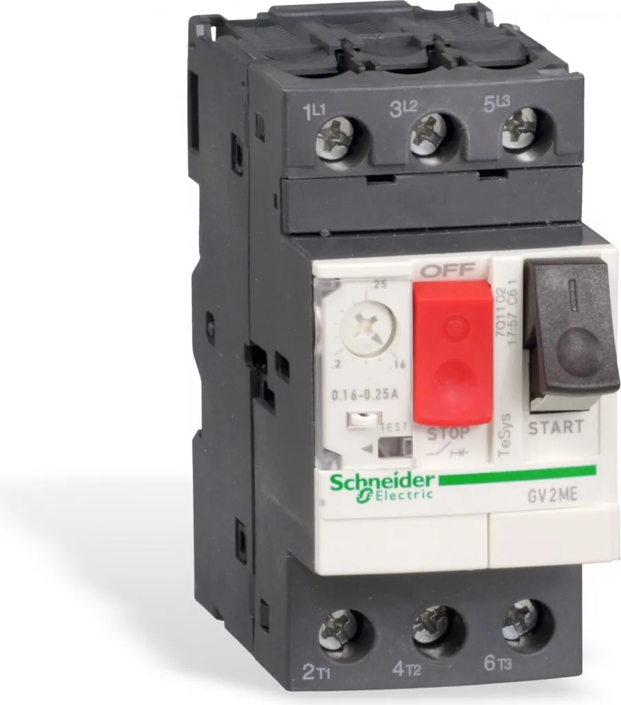 Disjoncteur Moteur 14A Schneider GV2-ME16 pour Pompes et Ventilateurs