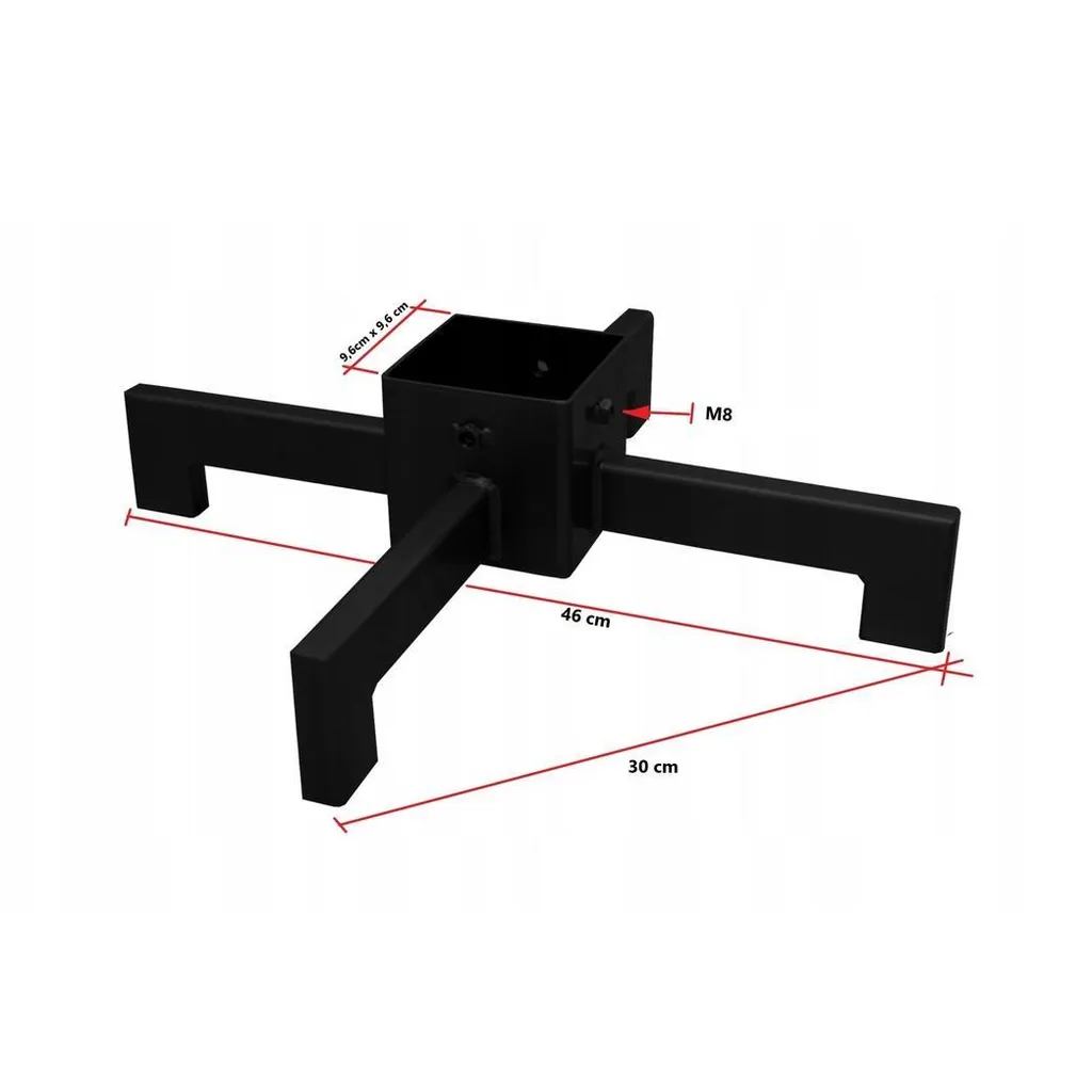 Support Arbre de Noël métal pour petit sapin - Pied doré 30cm Loft Or