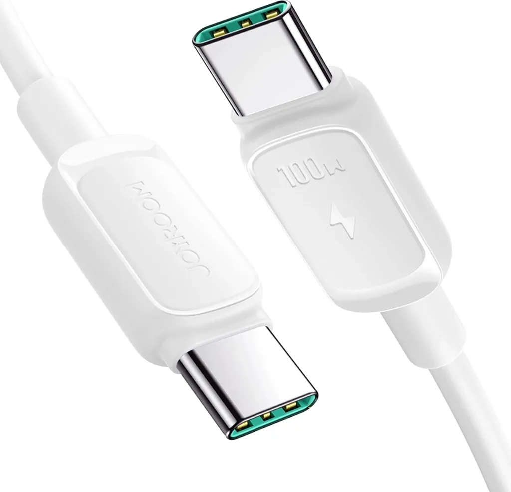 Cavo Joyroom Serie Multi-Color A14 Usb-A / Usb-C 3A 1,2 M - Biały