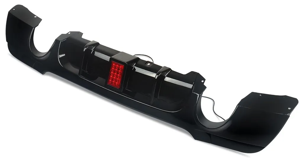 Diffuseur arrière ABS noir brillant : excellent ajustement garanti - 5