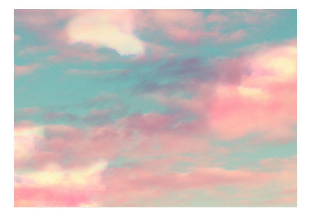 Vlies Fototapete Himmel Wolken 400x280 cm Tapeten Wandtapete XXL Abstrakt wie gemalt f-C-0488-a-a
