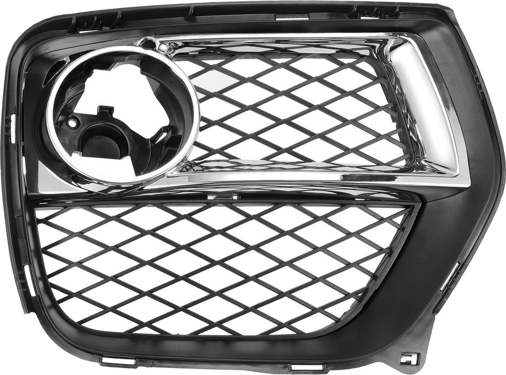 Nebelscheinwerfergrill Frontstoßstange Nebelscheinwerferabdeckung für BMW X6 2012-2014 ABS Nr. 51117312606 Schwarz, Silberton