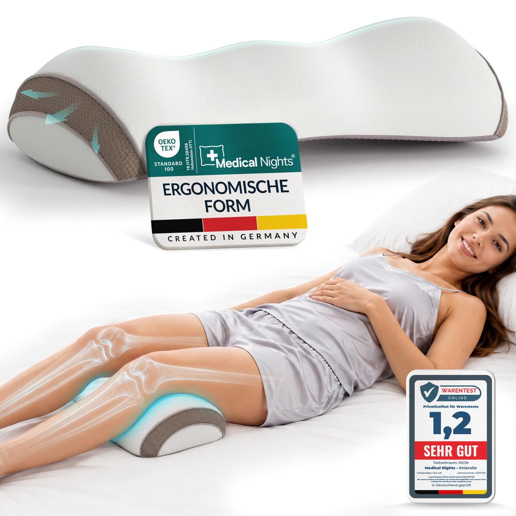 Medical Nights Knierolle Lagerungsrolle – Beinhochlagerung Produktbild 