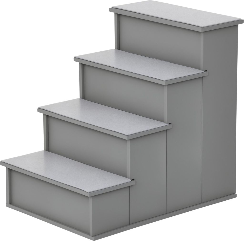 PawHut Haustiertreppe 4-stufige Hundetreppe Katzentreppe Produktbild 