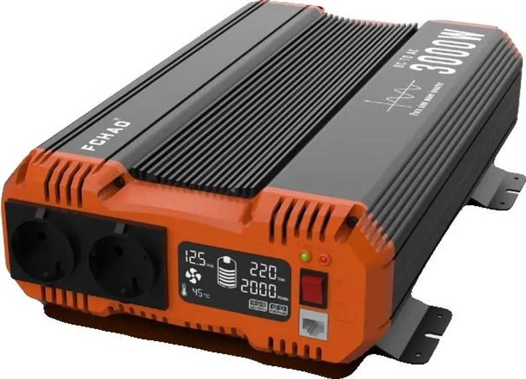 Onduleur Pur Sinus 3000W 24V Idéal pour Camping-Car et Camion Aménagé