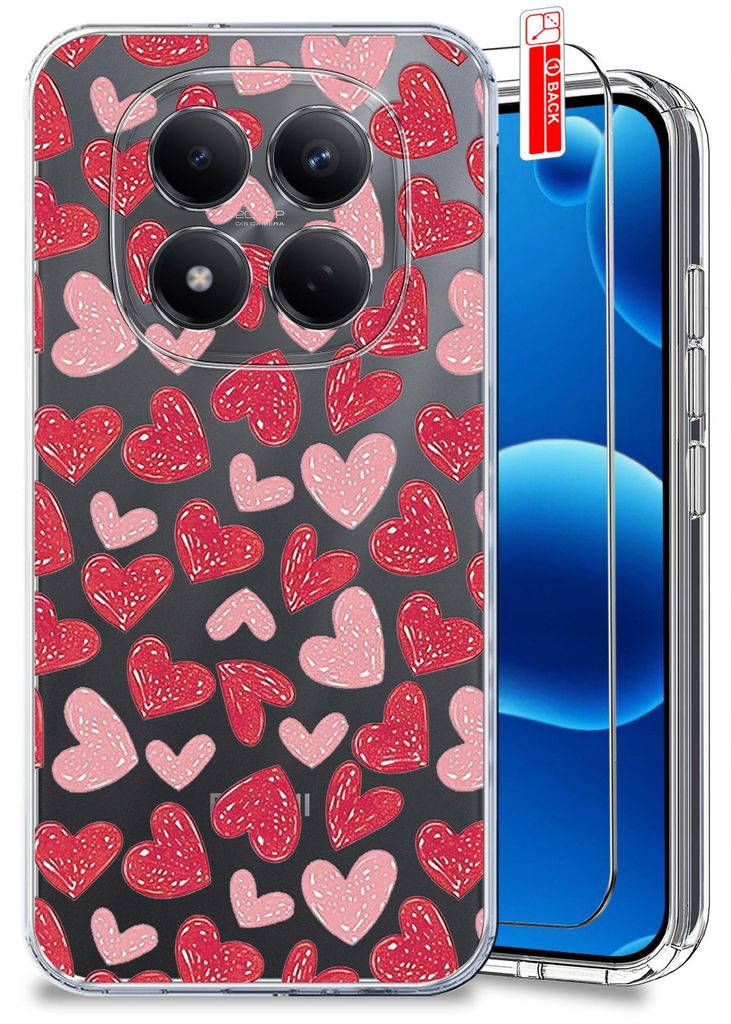 ETUI do Xiaomi Redmi Note 15 Pro 5G| WZORY WALENTYNKOWE Obrázek produktu 