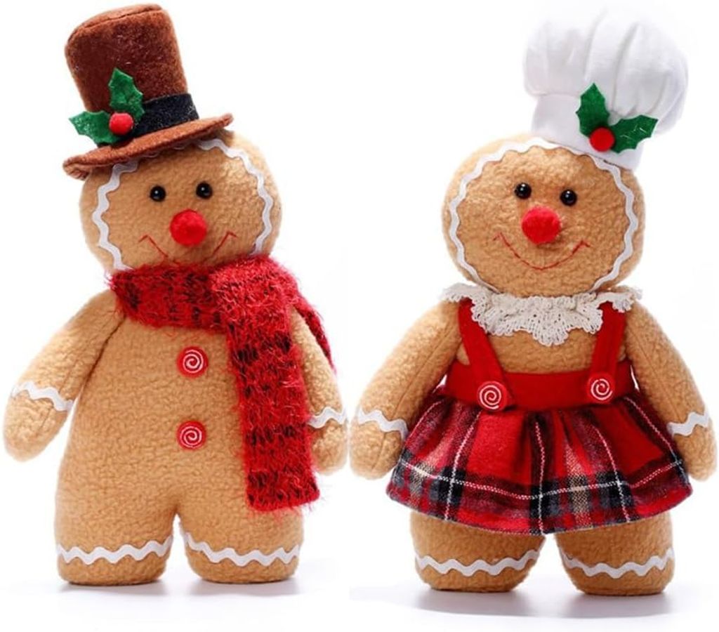 Clintons Weihnachtskarte Für Die Nichte – Mit Lebkuchenmädchen & Baum Design, Inkl. Umschlag