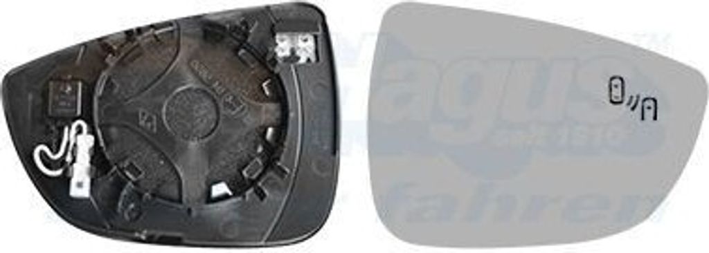 VAN WEZEL Spiegelglas Außenspiegel Rechts für FORD Focus Mk4 Turnier (HP) Konvex Beheizbar 1949836