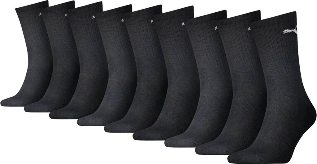 Puma chaussettes 9 paires crew sock black hommes Image du produit 