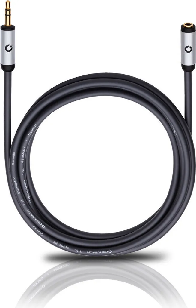 Câble Jack 3,5 mm Oehlbach 60034 avec Connecteurs Or et Cuivre OFC
