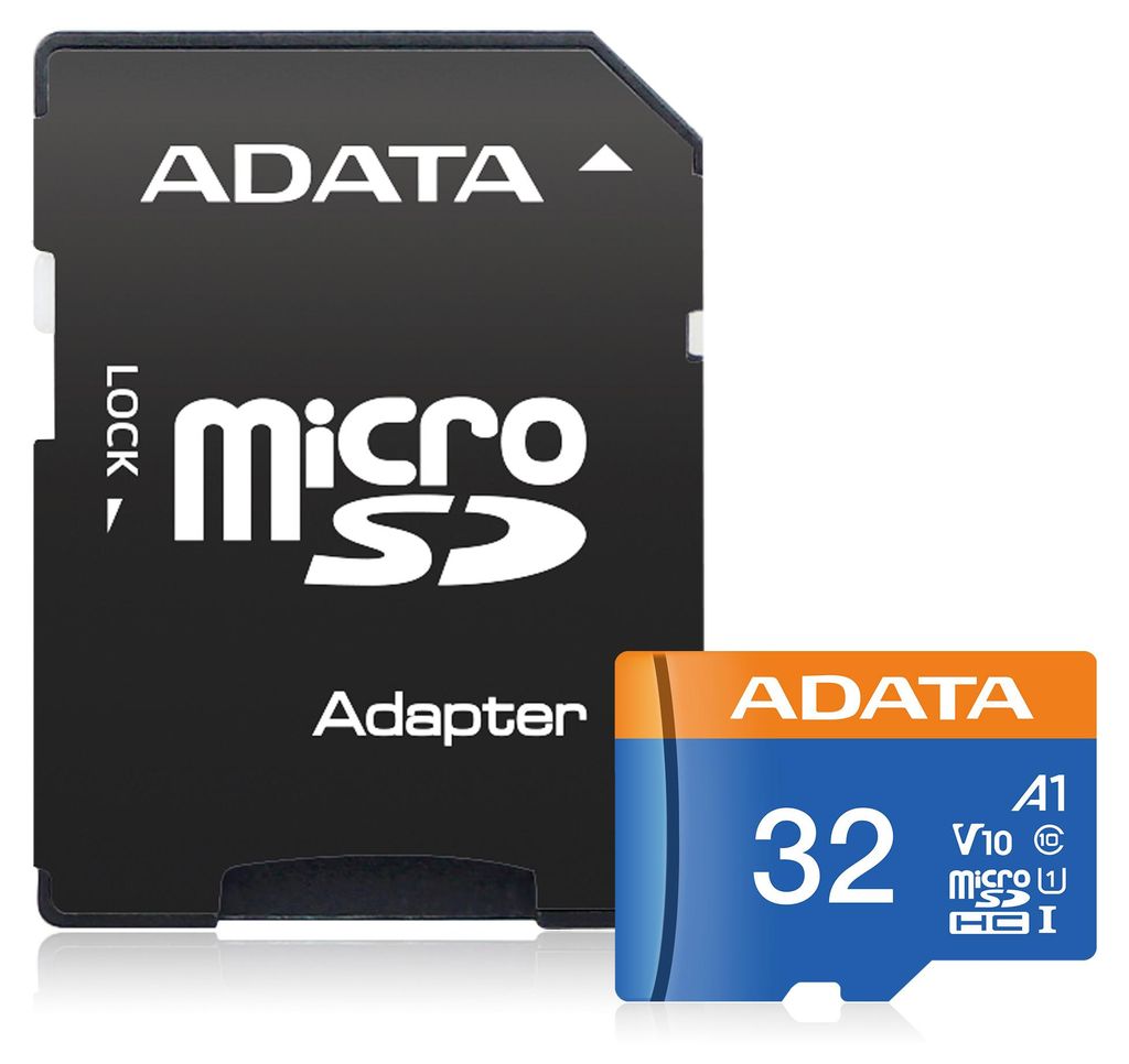 SD MicroSD Card 32GB ADATA SDHC (UHS-I Class 10) m. A. retail