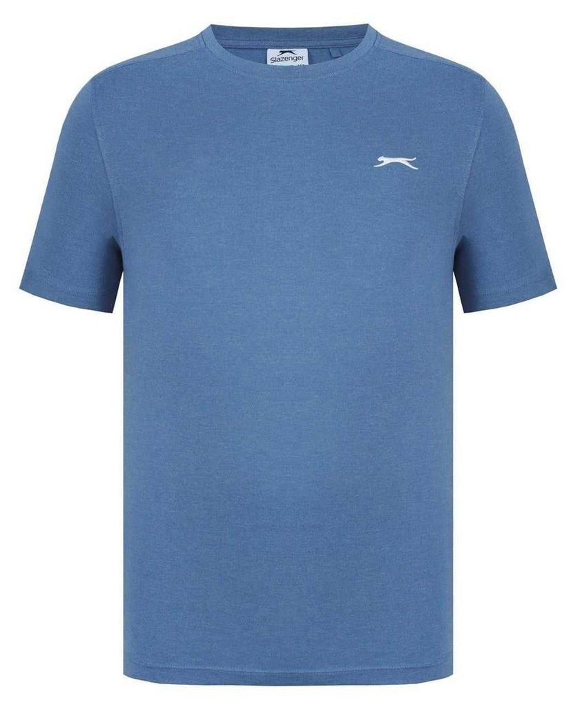 Slazenger - T-Shirt für Herren GT23804 (M) (Jeansblau meliert)
