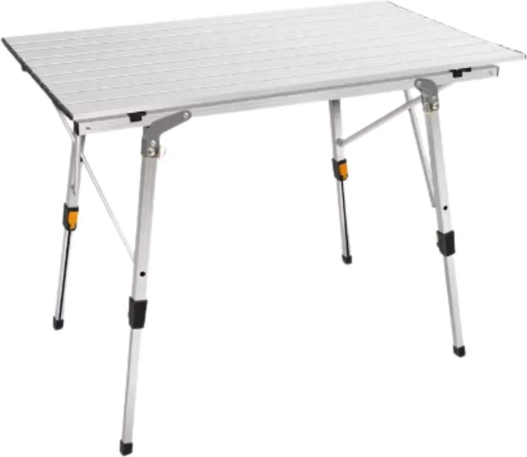 Table de camping enroulable Bolt Edge en aluminium réglable 90x53cm
