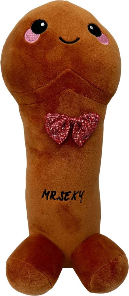 Plüsch Penis Kuscheltier 15 cm braun Junggesellenabschied Geschenk